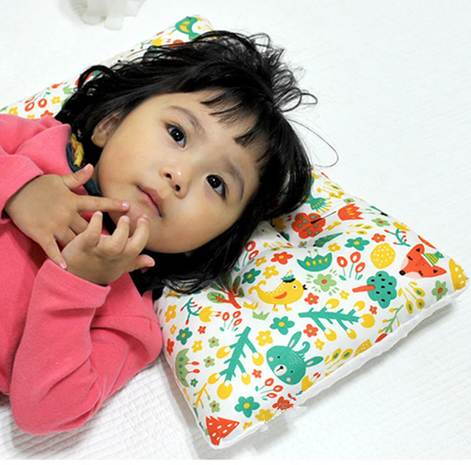 Almofada de Dormir Bebê Travesseiro Infantil Cabeça Proteção Moldar Crianças Enfermagem Impressão Respirável Anti Rolo 8 Bebê travesseiro infantil cabeça proteção moldar travesseiro