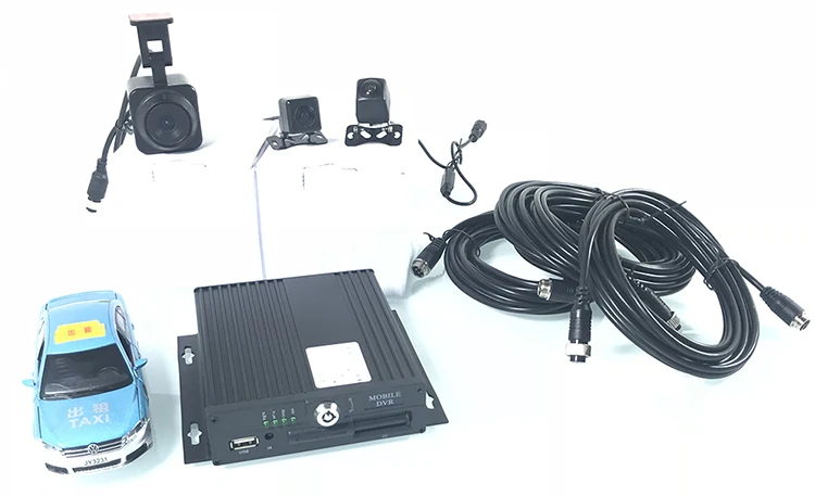 Vigilância de Vídeo Pesadas de Táxi Kit de Monitoramento de Máquinas Local Host Card Gravação Ciclo - Agrícola Locomotiva Trem sd 10 Vigilância de vídeo Local host SD card
