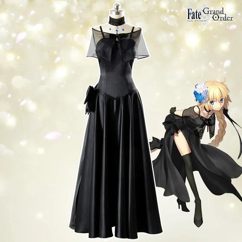 Потому что Fate/большой заказ FGO Joan of Arc Cos Jeanne d Arc 2-й юбилей торжественное платье Косплей Костюм