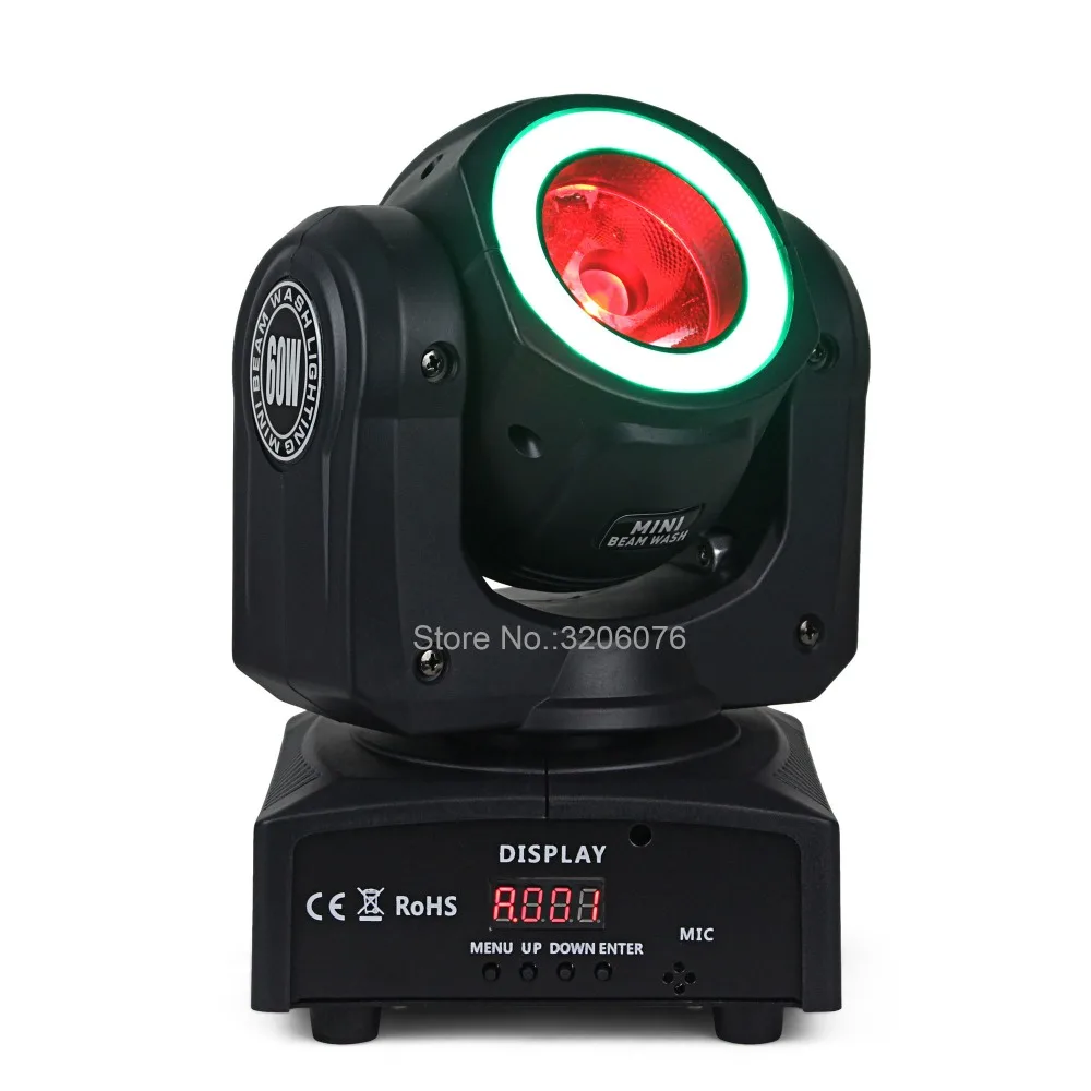 

2018 RGBW 4IN1 60W Beam with strips wash moving head for paarty light/home party/led dj lights