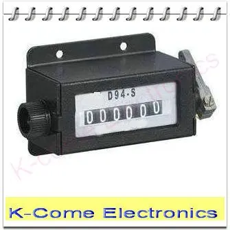 

Free Shipping Mechanical 6 Digits Resettable Stroke Pull Counter D94-S Revolution meter punch conter