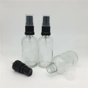 

In stock 100 pcs 50ml Transparent Glass Spray Btomizers Perfume Bottles Refillable Atomizer, 50cc Glass Perfume Bottle