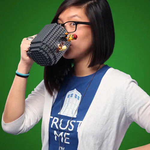 

US Stock DIY Creative Brick Puzzle Mug Coffee Cup Buildon Building Block Tea Cup