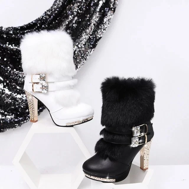 fashion fur boots