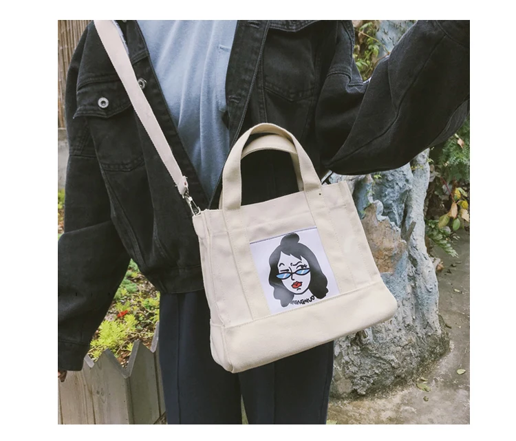 2018 Messenger Bags for Women Preppy Style Girls Ladies Canvas Shopping Travel Casual Totes Girls Zipper Shoulder Crossbody Bags_18 (5)