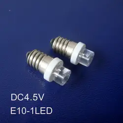 Высокое качество DC4.5V 5 В E10 LED световой сигнал, e10 индикатор E10 светодиод прибора лампочка лампа Бесплатная доставка 1000 шт./лот