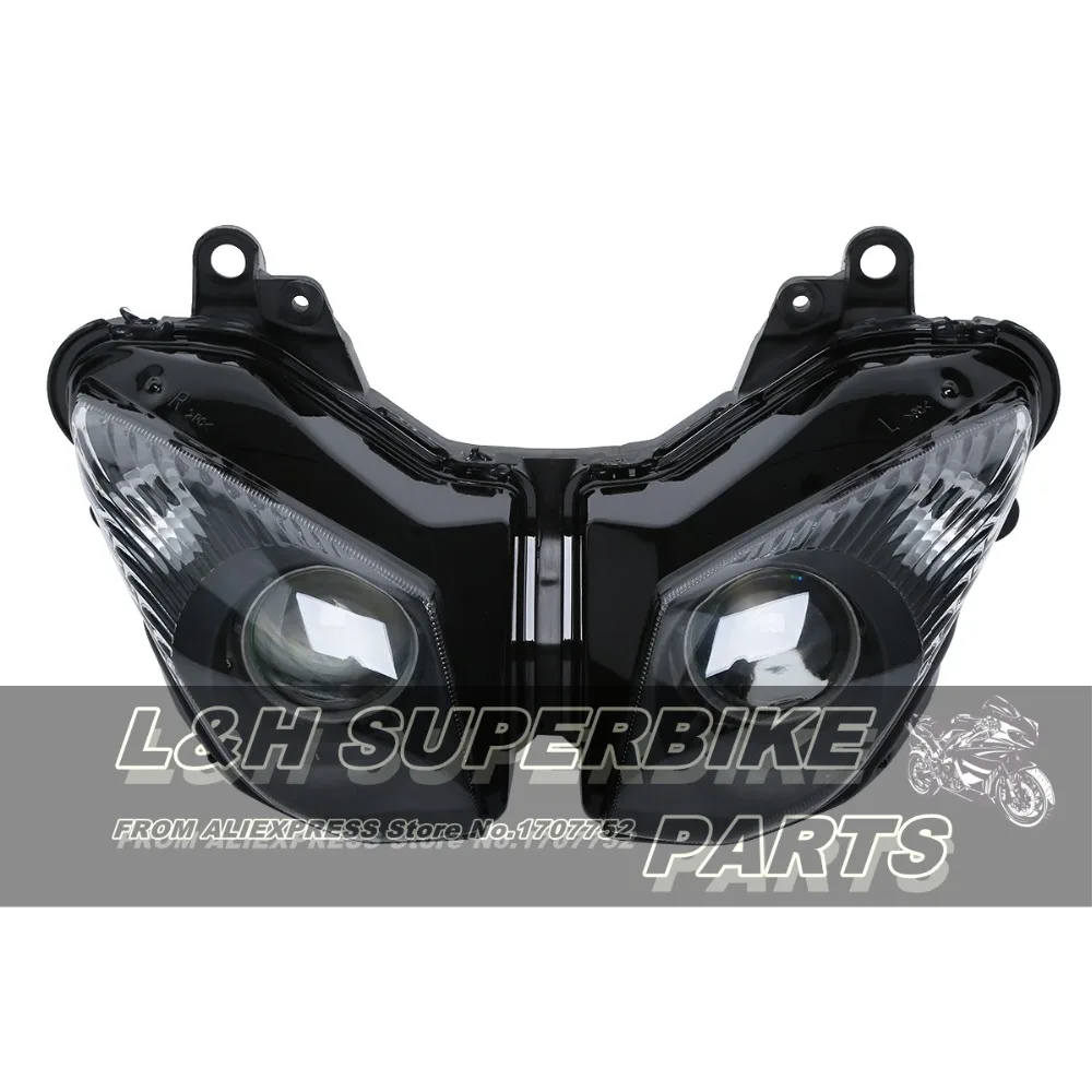 CLEAR Motorcycle Headlight House For Kawasaki Ninja ZX10R ZX-10R 2008 2009 2010 Front Head Light Lamp Assembly