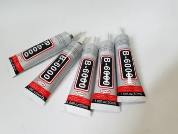 

5Pcs B6000 Glue 50 ML Multi Purpose B-6000 Adhesive Rhinestone Glue Glass Repair Frame Touch Screen Diy Jewelry Craft Jewellery