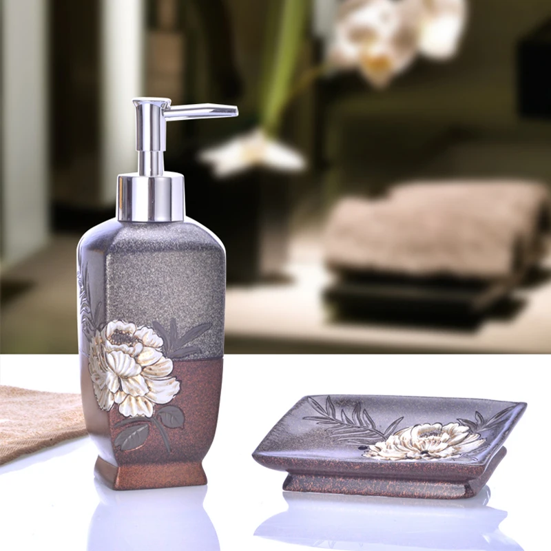 

2016 Promotion Automatic Toothpaste Dispenser Banheiro Bathroom Set European Hand Wash Bottle Soap Box Two Piece Suite Toilet