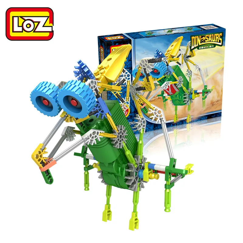 LOZ Moteur Blocs de Construction Robotique Pterosaure Robot Dinosaure Action Pterosauria Modele Jouets DIY font b