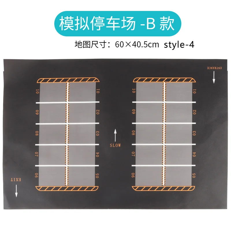 100X130 см игрушечный автомобильный коврик, карта, детский коврик для игровой зоны, коврик для городской дороги, зданий, парковки, карта, игровая сцена, карта, складная - Цвет: 4