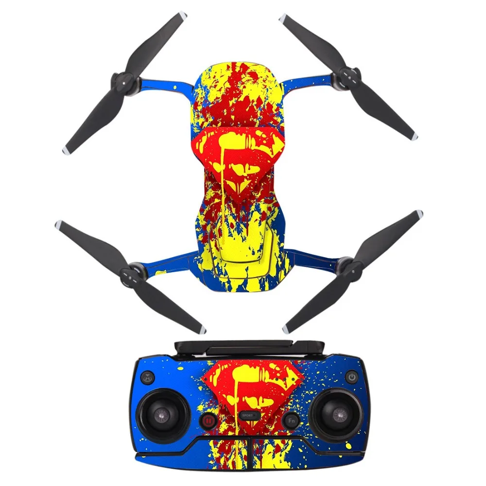 Супермен DJI Mavic Air стикер s батарея наклейка пульт дистанционного управления кожи