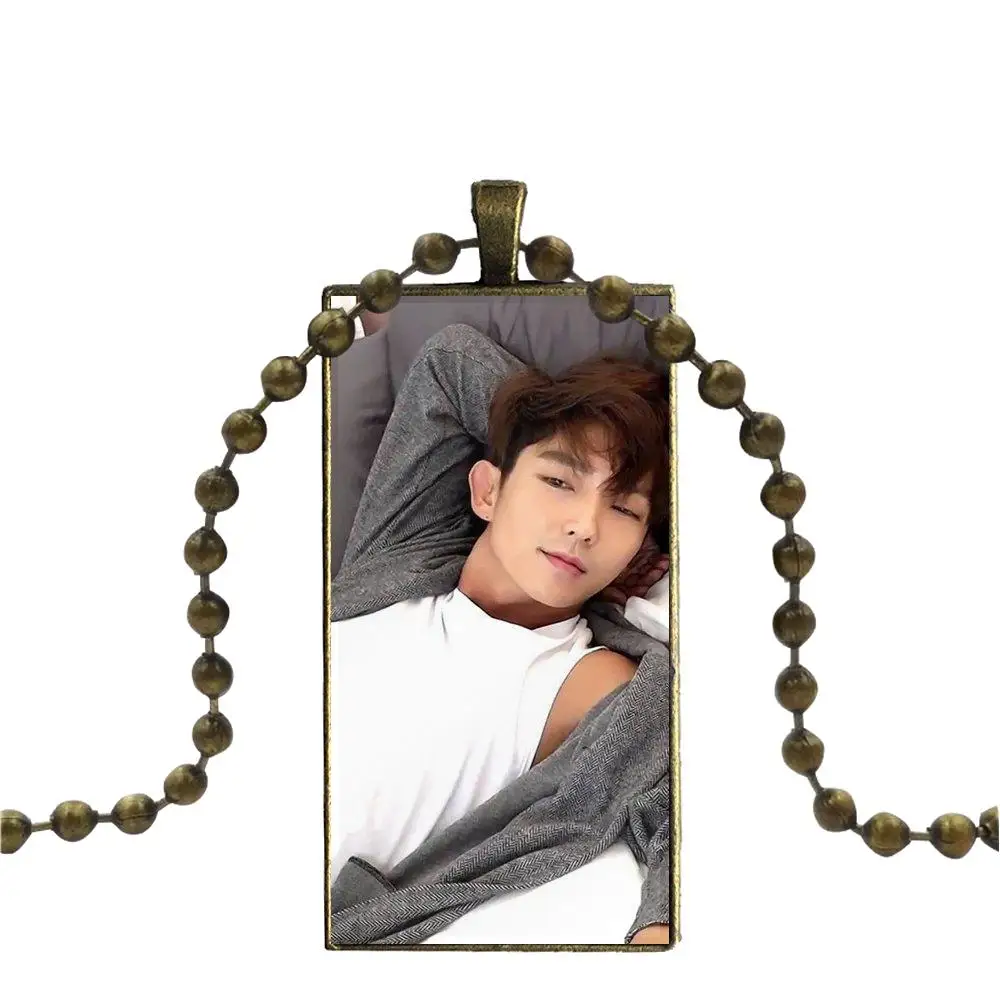 Женское колье с подвеской Lee Joon Gi прямоугольные ожерелья ювелирные