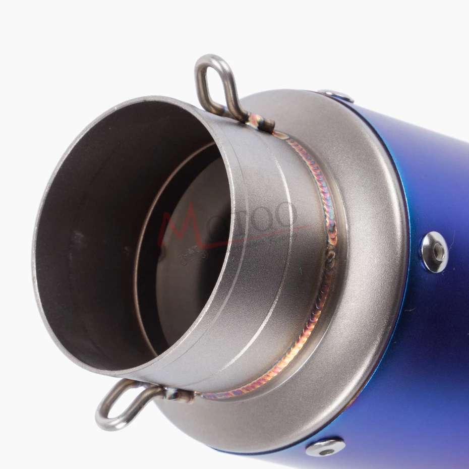 Motoo-envío libre 61mm Acero inoxidable universal escape moto motocicleta motocross scooter escape silenciador Motoo-envío libre 61mm Acero inoxidable universal escape moto motocicleta motocross scooter escape silenciador