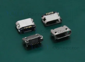 

(30 pcs/lot)Type-B Micro USB Female Connector Receptacle, No edge curl, Commonly used in micro-electronics circuit board