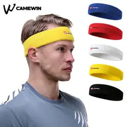 Спортивная резинка Sweatband Абсорбент Йога Hairband 1 шт. бренд работает на открытом воздухе Фитнес повязка на голову из хлопка Анти Пот повязка