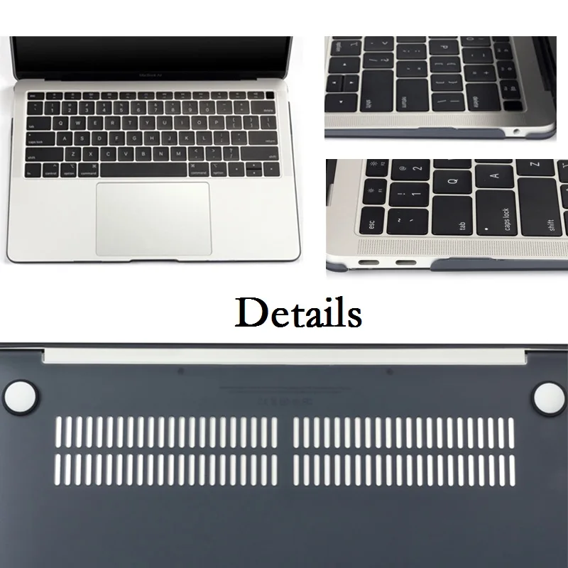 Окрашенный чехол для Macbook New Air 13 2018 ноутбука A1932 прозрачный матовый A1932|Сумки и