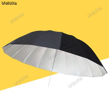 

Photography 60inch Reflective Umbrella Outside Black Inner Silver Reflective Umbrella Soft Light Studio Flash Lamp CD50 T03 ZZ1