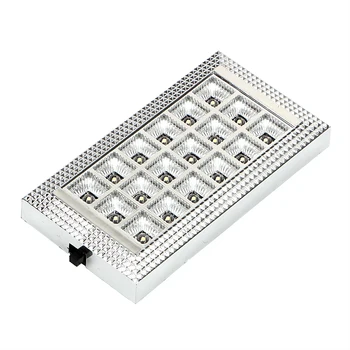 

LEEPEE Rectangular White Signal Lamp Car-styling Car Dome Light Roof Ceiling Lamp Bulb 18LED Auto Interior Light