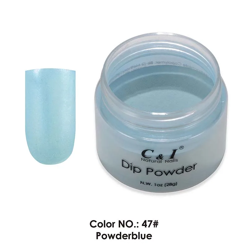 

28g Dipping Powder -Color NO.47# Powderblue -Blue Color System