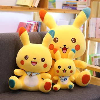 

Lovely new plush toys yellow doll Pikachu soft filling doll birthday gifts for children to those who love surprises