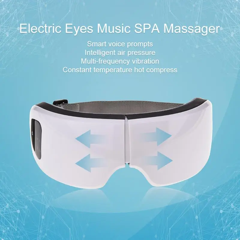  Portable Fordable Eye Massager SPA Beauty Instrument 4S Music Wireless USB Rechargeable Bluetooth A