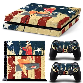 

New PS4 Skin Sticker for Sony PS4 PlayStation 4 and 2 Controller skins Cover Protector