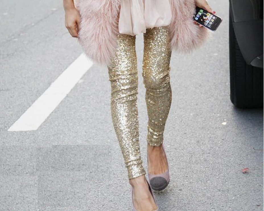 2018 летние горячие золотые леггинсы с блестками|sequin leggings|leggings leggingsgolden leggings |