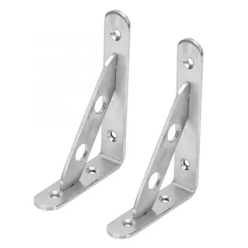 

Shelf Support Wall Brackets Shelves 6in Thickened Stainless Steel Wall Mount Folding Shelf Support Bracket Corner