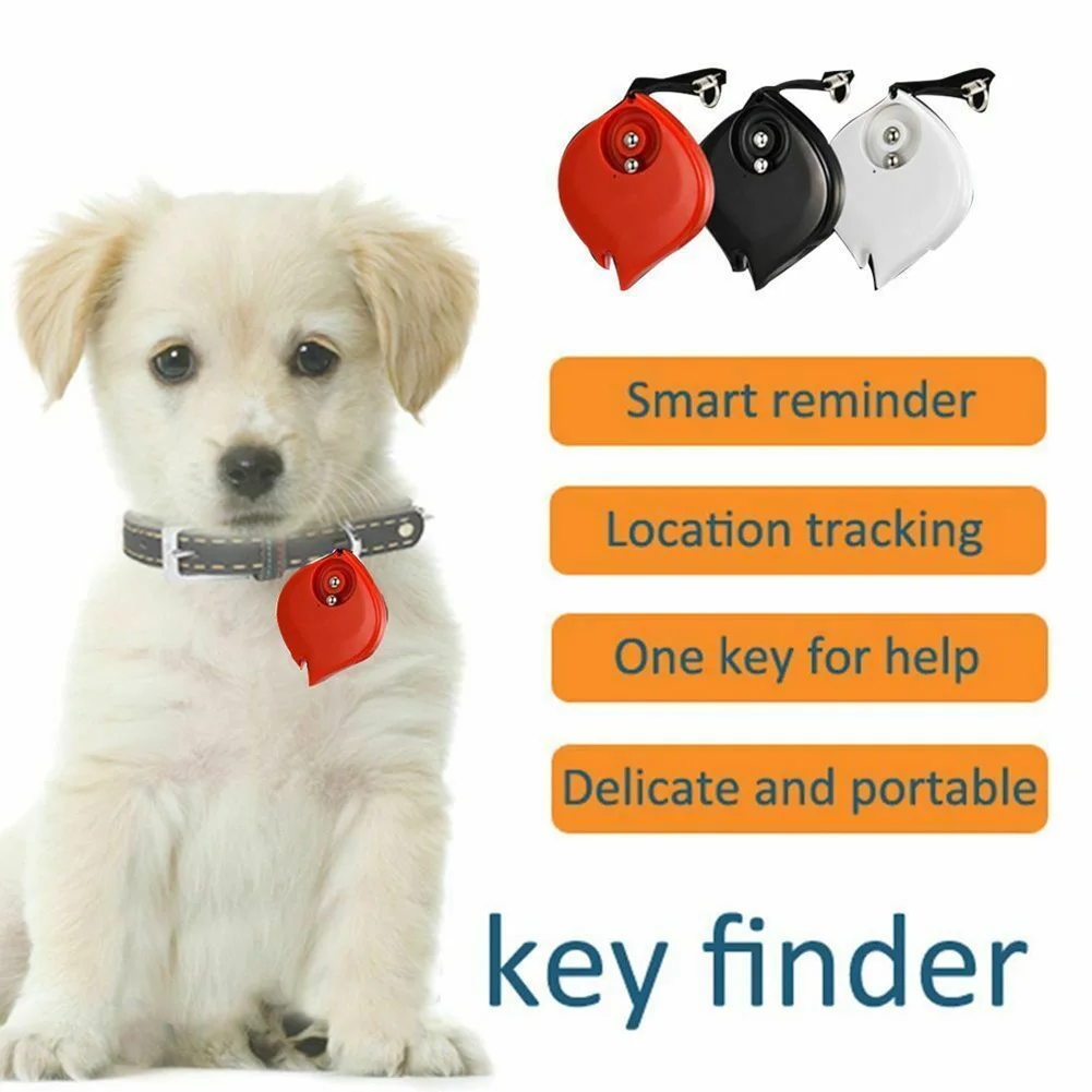 

Newly 2Pcs Bluetooth Anti-lost Locator Alarm Purse Tracking Pet Finder Device GPS DC128