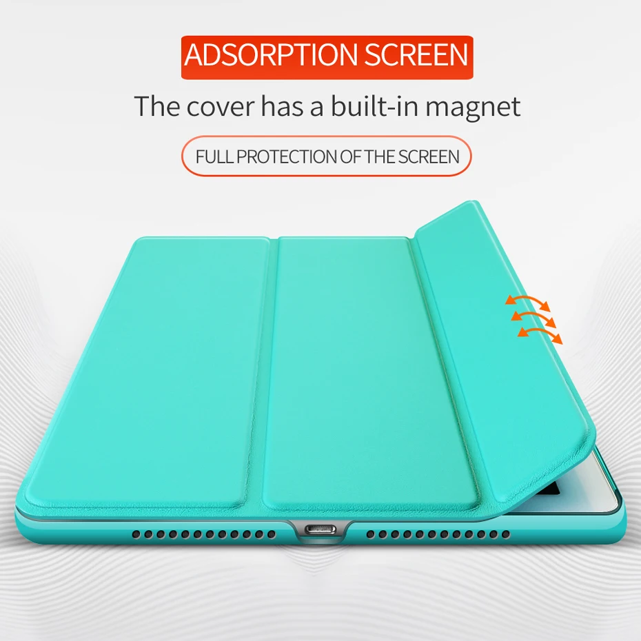 Чехол для iPad Air 1 2 ультра тонкий магнитный складной стенд из искусственной кожи чехол для iPad 5 6 умный чехол для iPad Air 1 Air 2 9,7 чехол