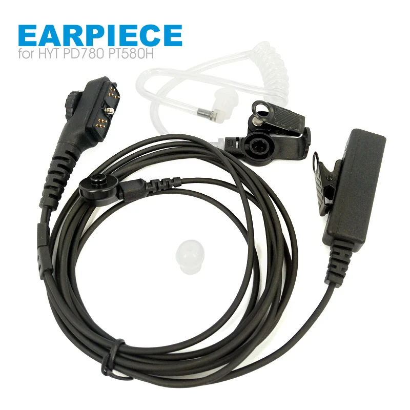 

Walkie Talkie Headset Earpiece Mic for Hytera HYT PD700 PD700G PD702G PD705G PD752 PD780 PD782 PD785 PD785G PT580H Two Way Radio