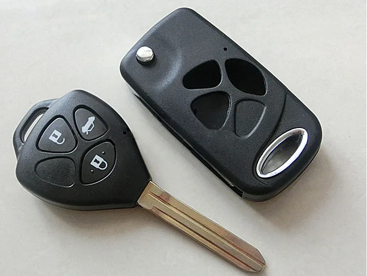 Uncut Blade FOB чехол для автомобильного ключа Toyota Camry Reiz Verso модифицированный 3 кнопки