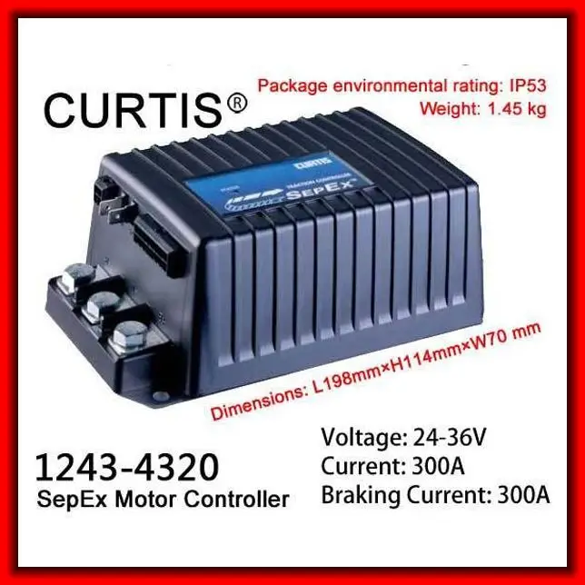 Curtis 1243 4320 контроллер двигателя SepEx 24 36 в/1243 а ченник SepEx|sepex motor controller| |