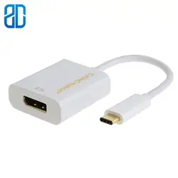 USB C к DP usb type C к адаптер для дисплея USB-C к DP Ultra HD 4 K адаптер для MacBook Pro/MacBook Google Chromebook Pixel