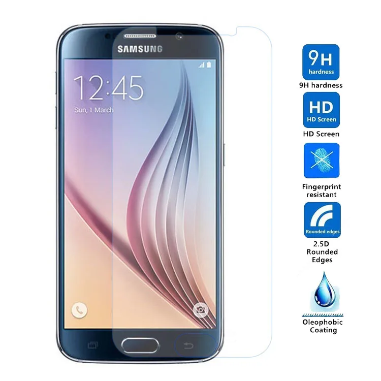 2.5D 9H защита экрана закаленное стекло для Samsung Galaxy S2 S3 S4 S5 S6 защитная пленка s7 s8 s9 plus