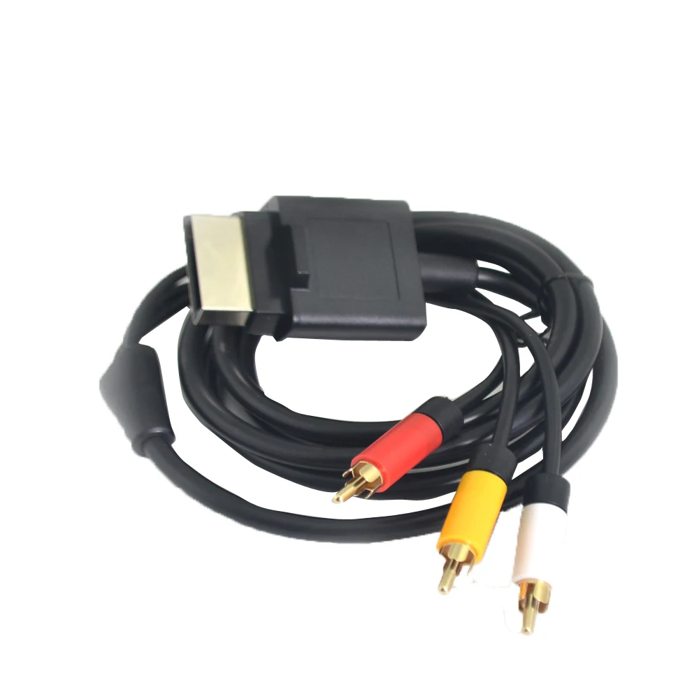 Новый композитный кабель 1 8 м для аудио и видео AV RCA Xbox 360|Кабели| |