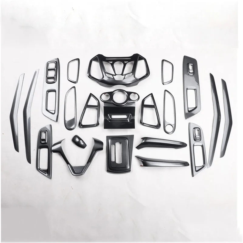 Подходит для Ford Ecosport украшение интерьера автомобиля высокое качество углеродное