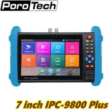 2017 NEW 7 inch Handheld IPC AHD TVI CVI CCTV Tester IPC9800 Plus with H.265/H.264, 4K Video display multi functional