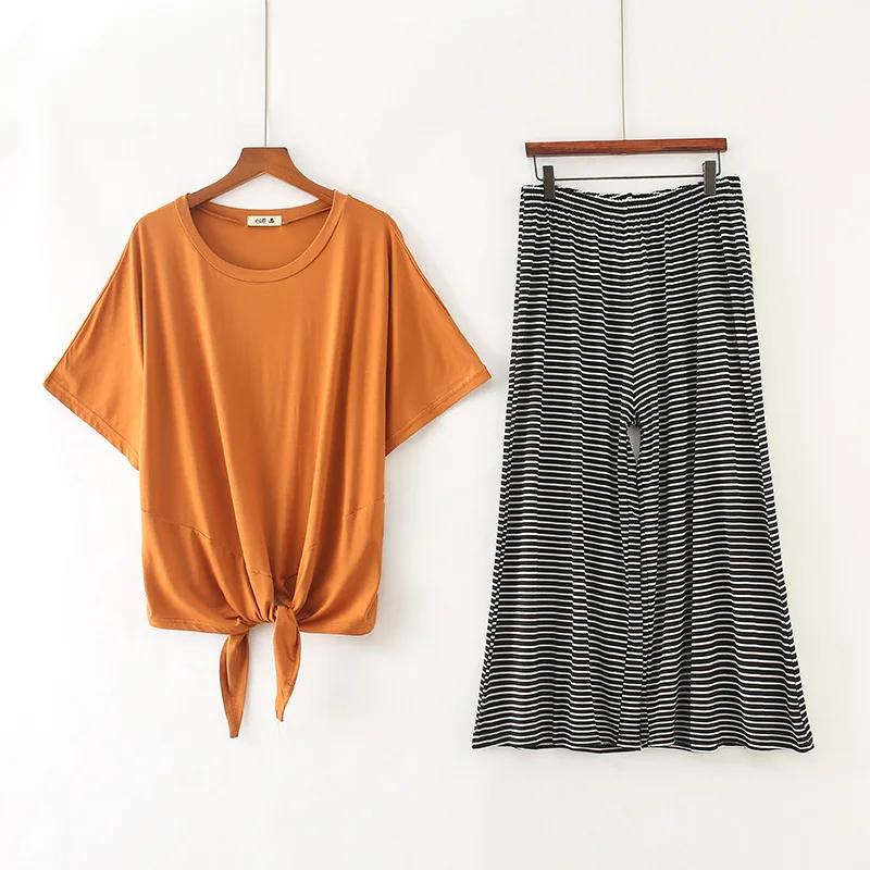 

Pajama Set Women Short Sleeve Summer Pyjama Sets Modal Sleepwear Plus Size Nightwear Sleep Set Causal Homewear Clothing Nighty