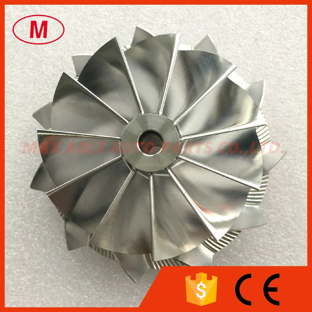 T88 38 г высокое Superback Turbo Алюминий 2618/Фрезерование/Заготовки колеса компрессора 76,00/96,00 мм 11+ 0 лезвия вперед вращения