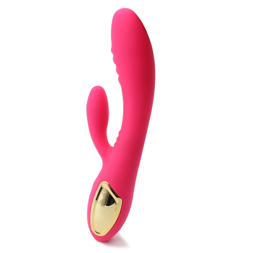 10 скоростей G Spot кролик фаллоимитатор AV Вибраторы для женщин Гибкий двойной