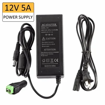 

Power Supply, Transformers,LED Adapter, 12V, 5A Max, 60 Watt Max, for LED StripST76