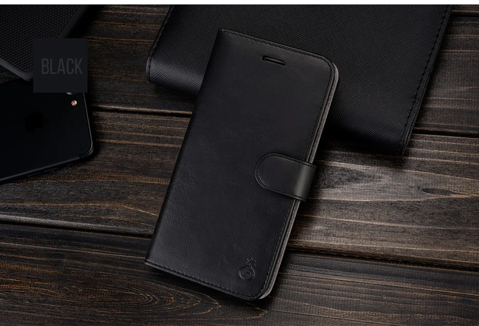 Musubo роскошные кожаные case для iphone 7 plus съемная задняя чехлы для iphone 6 plus 6s 5 5s se обложка fit автомобильный держатель магнитный чехол на айфон 7 7plus