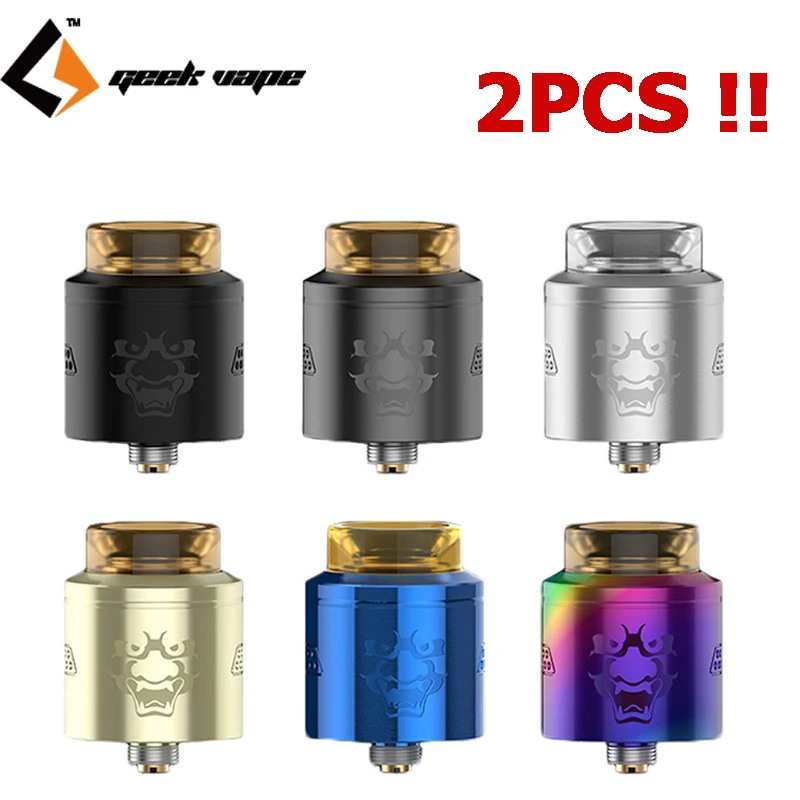 

2PCs/lot Geekvape Tengu RDA Tank Electronic Cigarette Atomizer DIY Honeycomb Airflow for GeekVape Aegis Solo Box MOD Vape