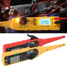 Автоматический тестер цепи мультиметр с лампой ремонт автомобиля мультиметр Автомобильный Электрический диагностический инструмент