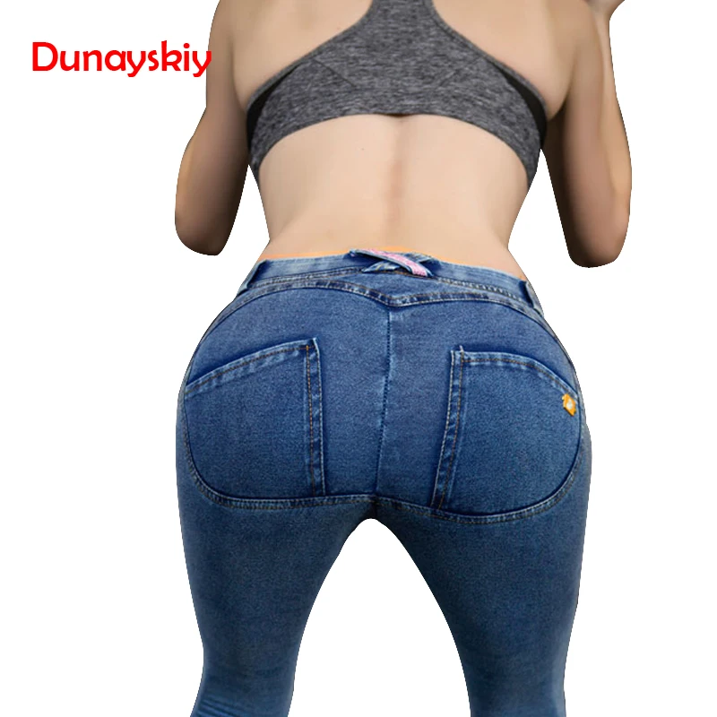 womens clothing Skinny Slim Push Up Long Denim Pencil Pants Casual Sexy Elastic High Waist 4Colors Femme Trousers jeans Woman