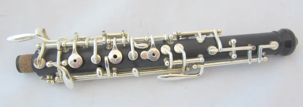 Professional oboe C Ключ Эбеновое дерево 3rd Octave левый F резонанс посеребренный