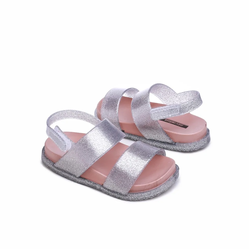 Сандалии Melissa Original 1:1 для девочек прозрачные сандалии девушек пляжная обувь 14 18 см