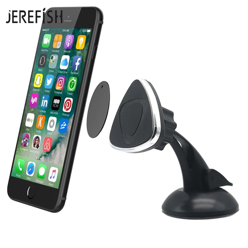 JEREFISH Universal Car Cell Phone Holder Windshield Mobile